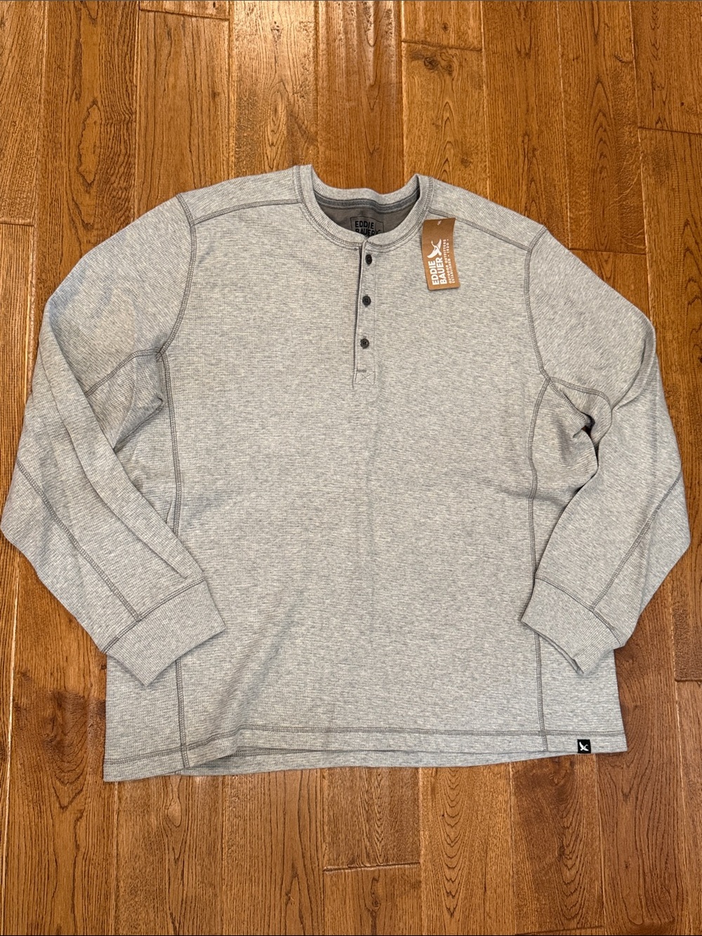 Eddie Bauer thermal henley shirt